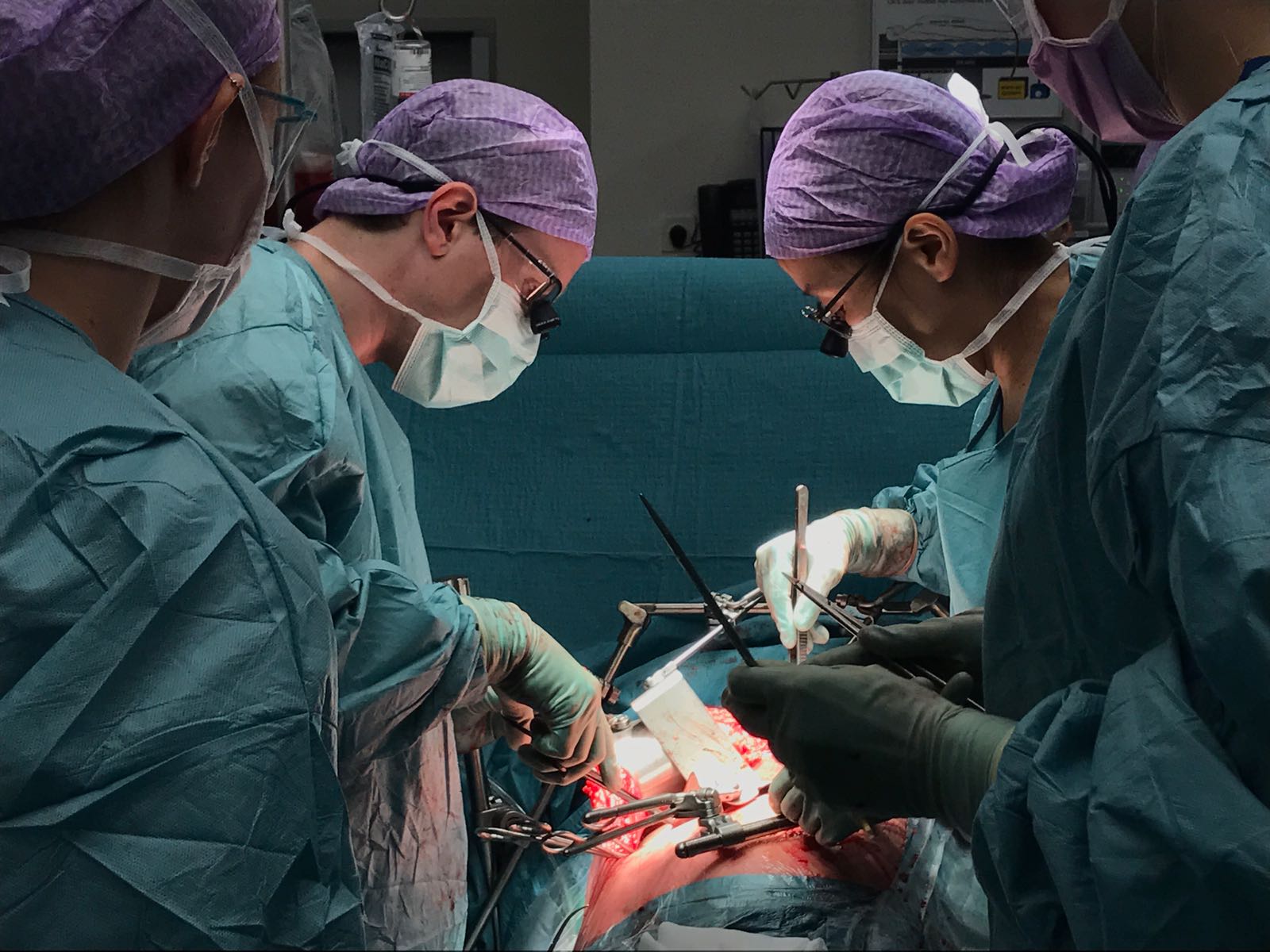 Operatie levende donor levertransplantatie bij volwassenen