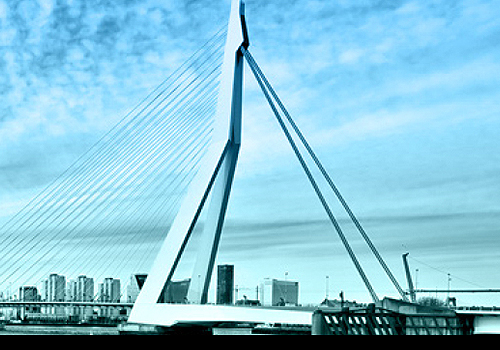 Grafische afbeelding Erasmusbrug
