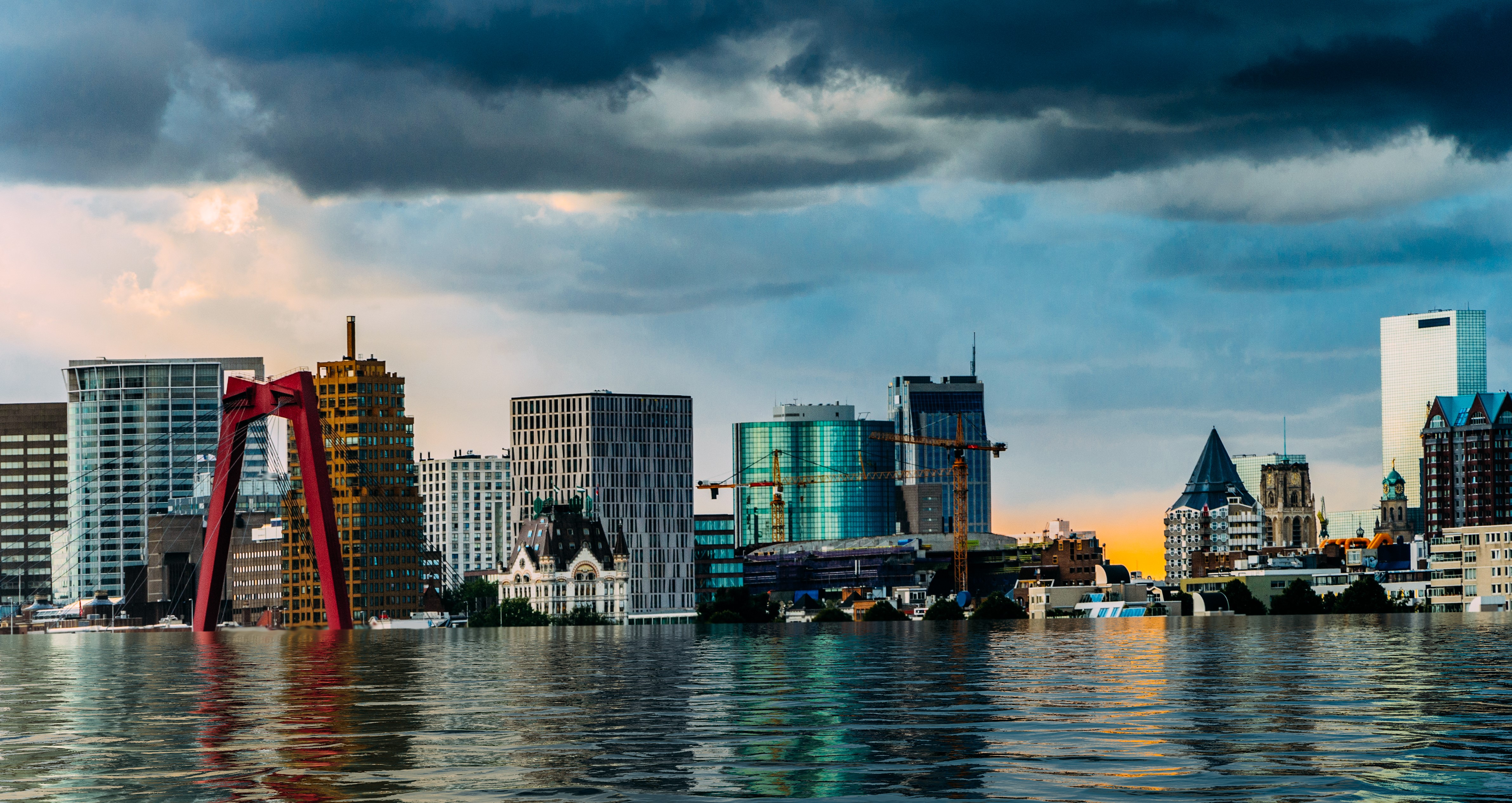 Flood Rotterdam at PDPC