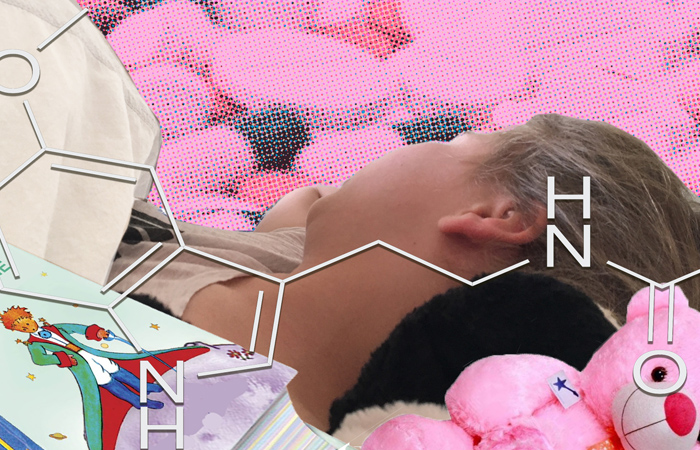 Sleeping girl melatonin 750