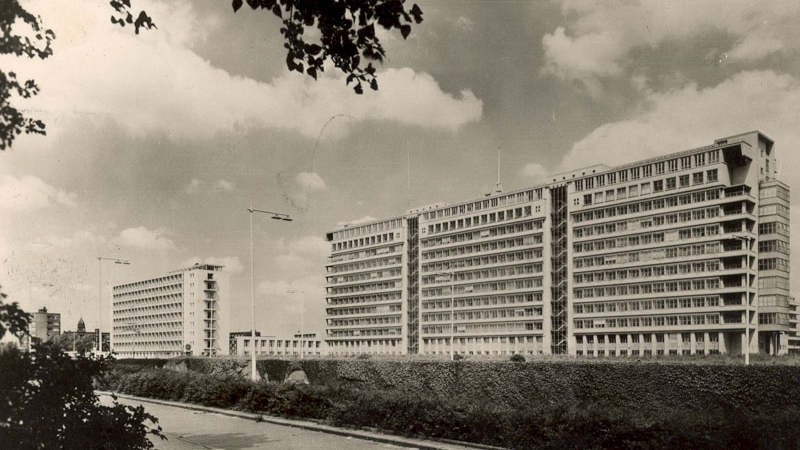 Gebouw Dijkzigt in het jaar 1961