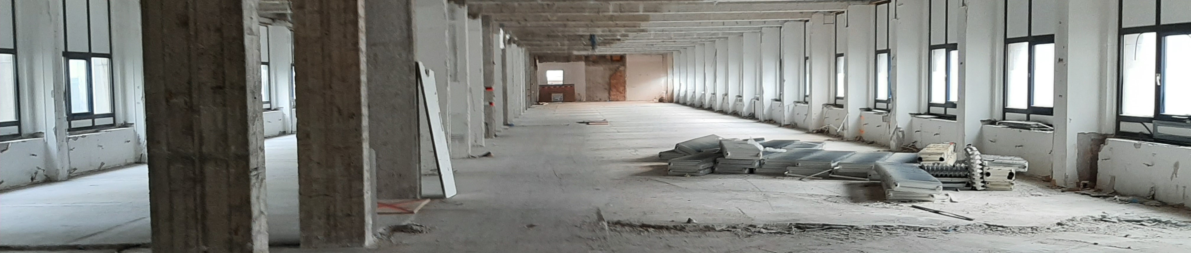 Header sloop D gebouw bezemschoon