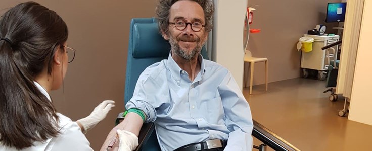 prof. Charles Boucher als plasmadonor prof. Charles Boucher als plasmadonor