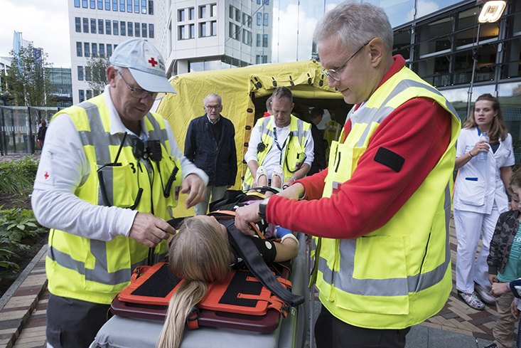 Traumadag 2018 brancard