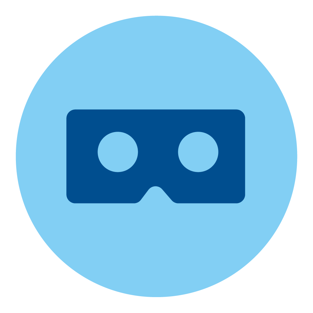 virtual reality icon 360 photos