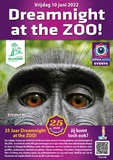 Aap in dierentuin op poster Dreamnight at the Zoo