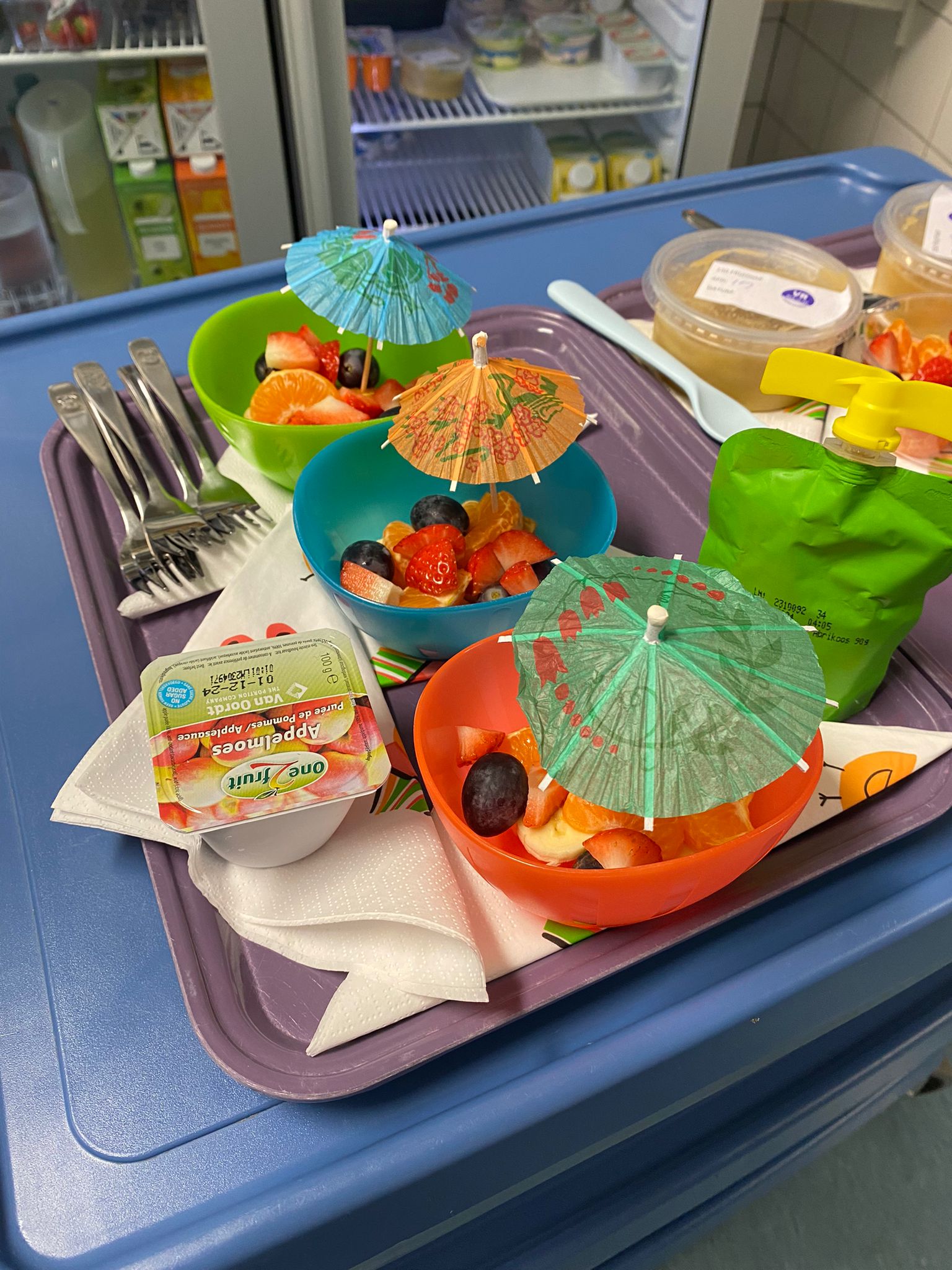 Duurzaam eten aardbei paraplu