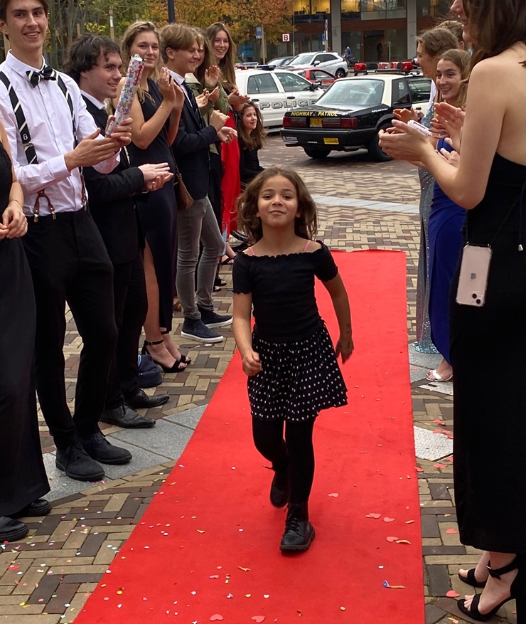 Halloween Gala rode loper