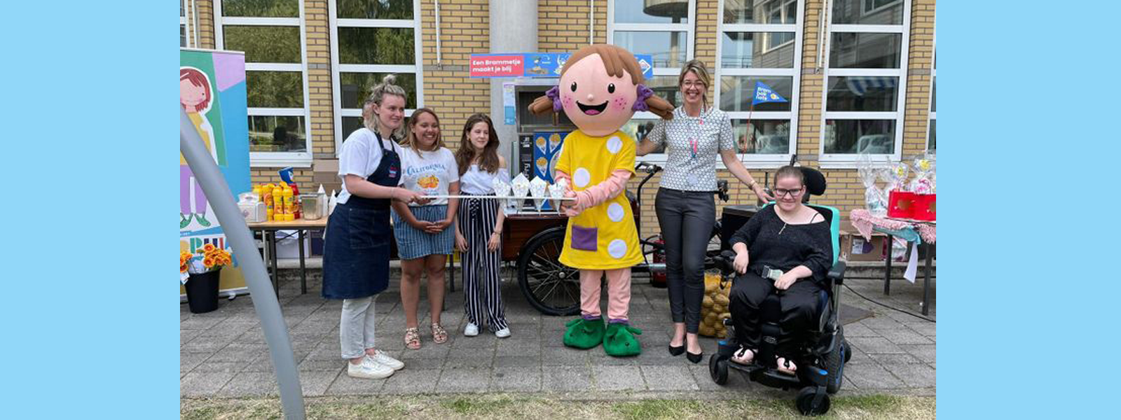 BramBakfiets maakt lekkere en gezonde frietjes voor Erasmus MC Sophia