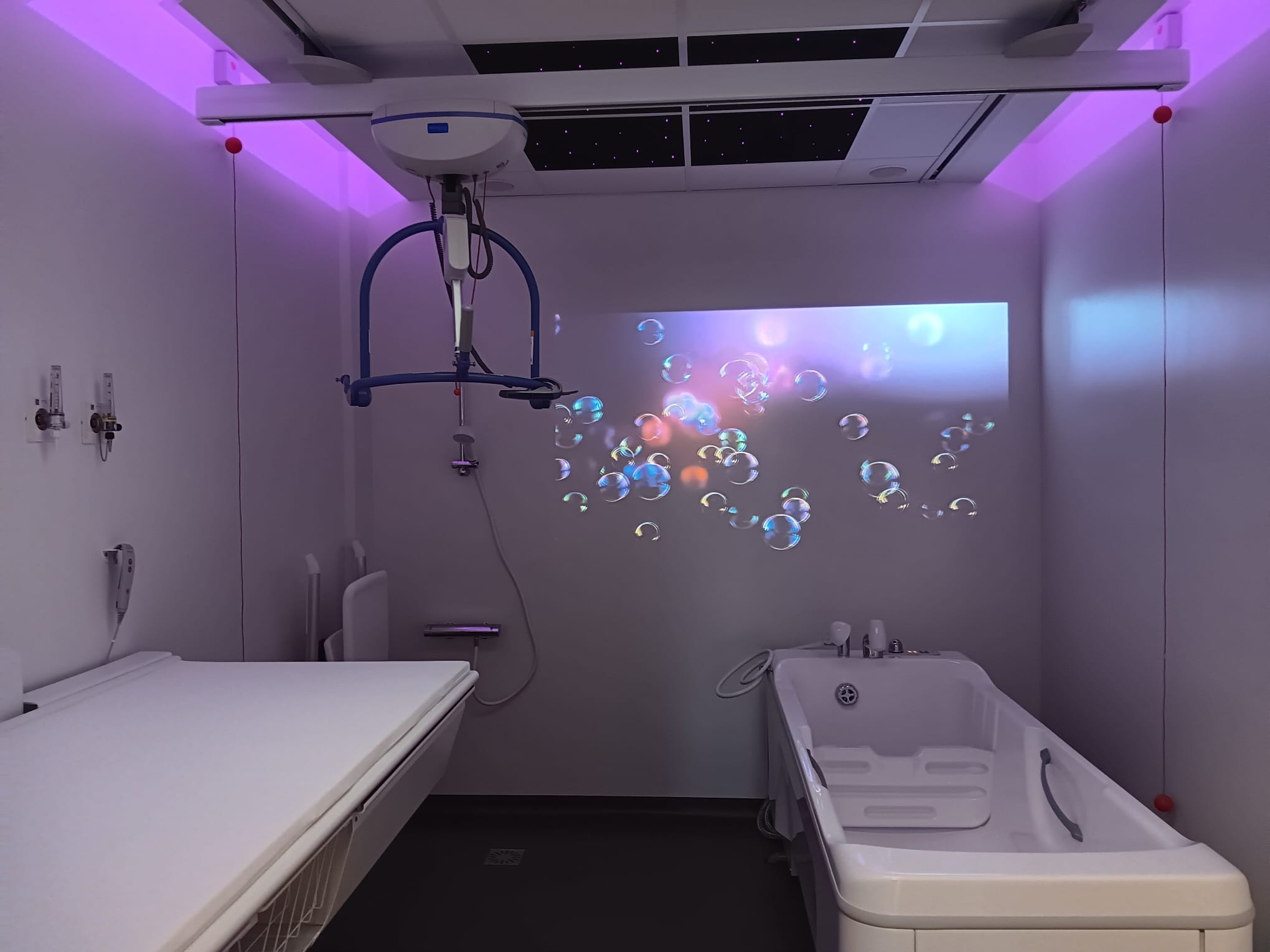 Snoezelbadkamer nieuw Sophia