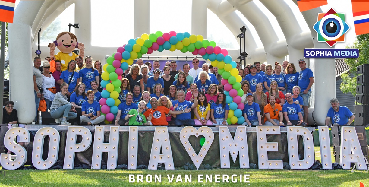 Sophia Media groepsfoto vrijwilligers