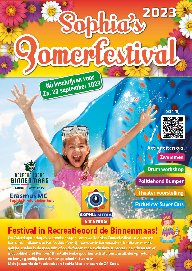 zomerfestival 2023 flyer