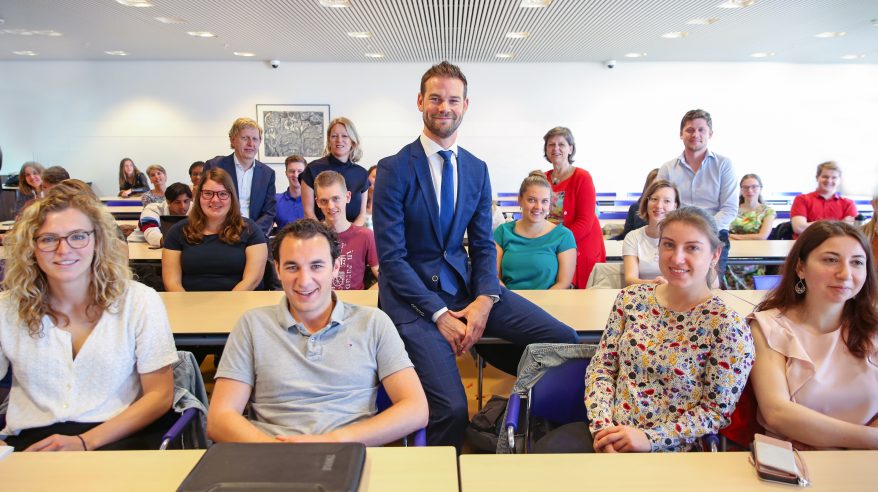 Groepsfoto wethouder Sven de Langen