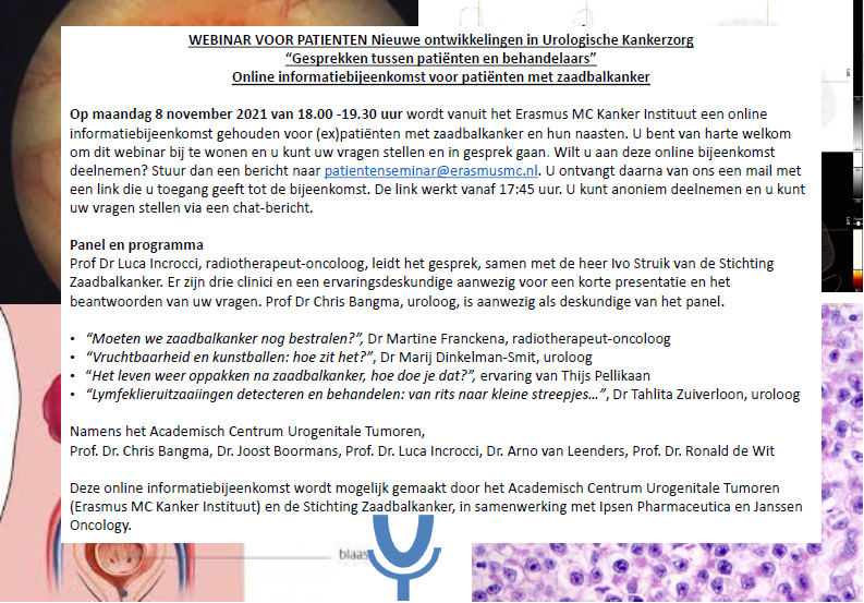 Webinar Zaadbalkanker 8 november 2021