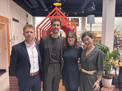Tami Zhang, Anna Mykytyn, Tim Breugem and Bastian Bedaux Knoppen