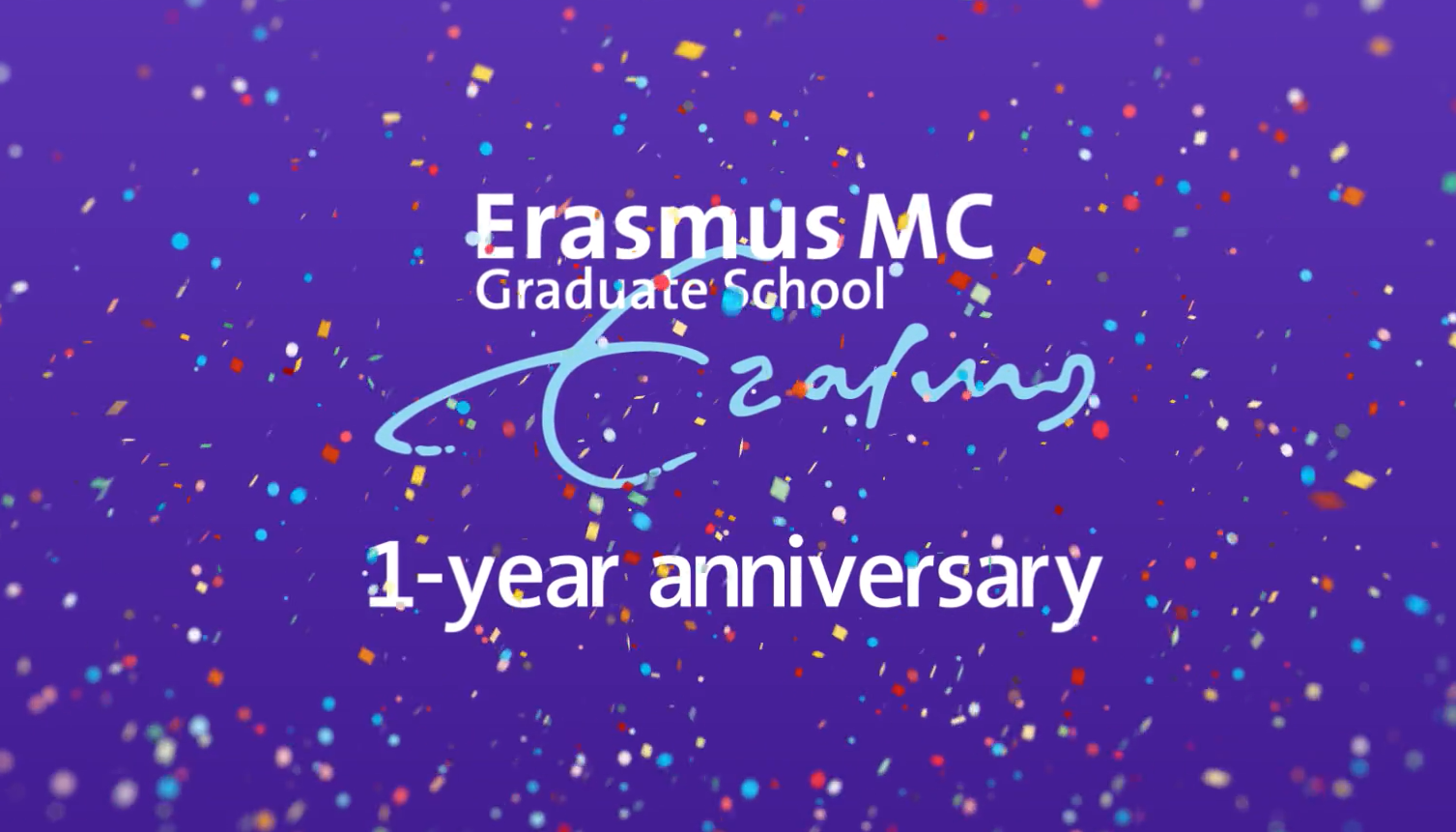 Banner éénjarig bestaan